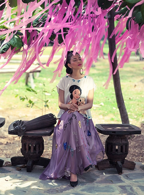 Nín thở vì bà bầu trương thị may đẹp như tranh vẽ - 5