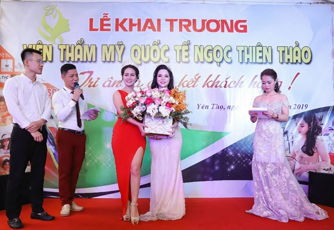 nữ hoàng oscars beauty awards 2019 ngọc thiên thảo khai trương viện thẩm mỹ quốc tế - 6