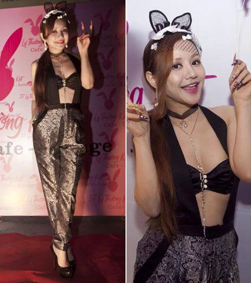 Nữ mc hà nội với thời trang dị biệt gây tranh cãi - 8