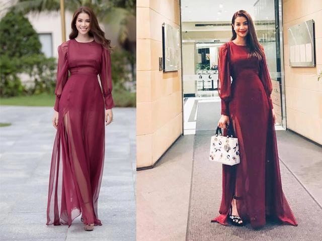 Phạm hương diện lại váy cũ rớt nước mắt trước ngày trao lại vương miện - 3