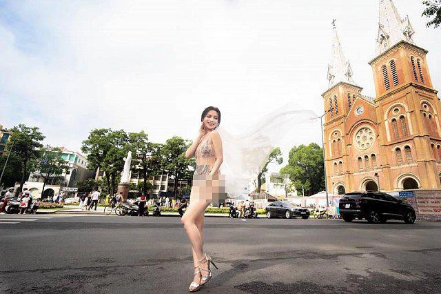 Sang chảnh như hà hồ kỳ duyên lâm khánh chi còn bị váy xuyên thấu hãm hại - 5