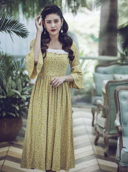 Sau lùm xùm ly hôn mẹ một con trương quỳnh anh khoe vẻ đẹp nền nã với style cổ điển - 9