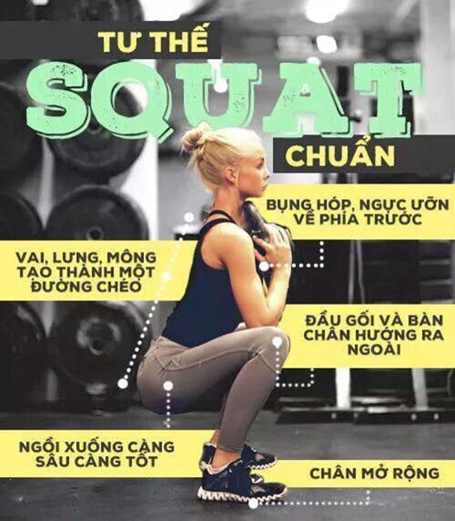 Squat không chỉ giúp vòng 3 nảy nở mà còn giảm mỡ bụng hiệu quả với những bài tập này - 3