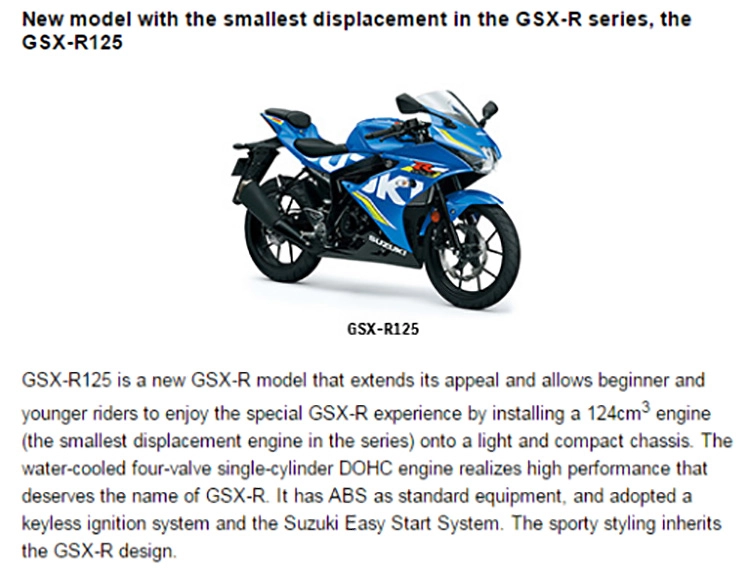 Suzuki ra mắt gsx125r có kèm abs - 3
