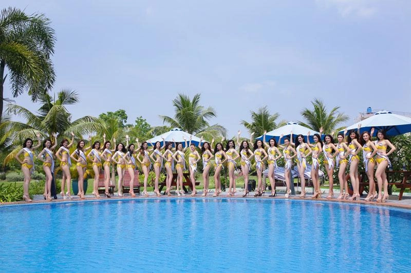 Thí sinh hh biển việt nam toàn cầu tung bộ ảnh bikini nhan sắc đều hao hao nhau - 1