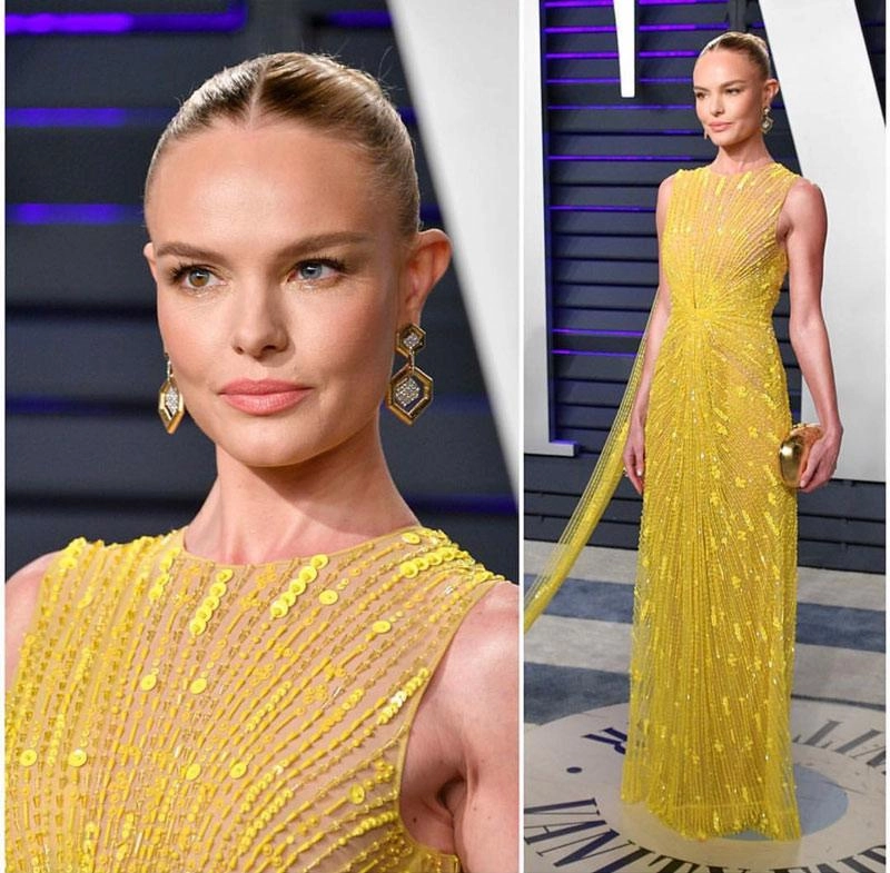 Thiên thần victorias secret toả sáng với váy công trí trên thảm đỏ oscar 2019 - 7