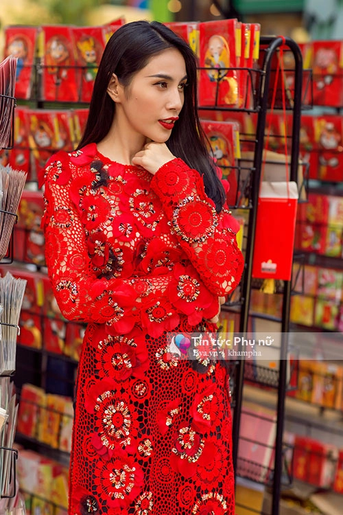 Thủy tiên diện áo dài xuân cuốn hút trên phố sài gòn - 9