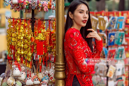 Thủy tiên diện áo dài xuân cuốn hút trên phố sài gòn - 10