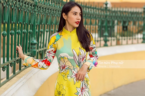 Thủy tiên diện áo dài xuân cuốn hút trên phố sài gòn - 11