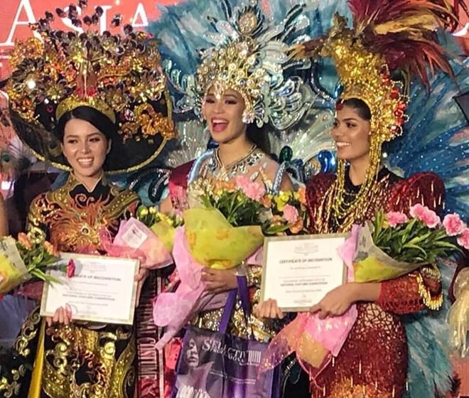 Thúy vi rạng rỡ trong trang phục dạ hội trước thềm chung kết miss asia pacific international - 6