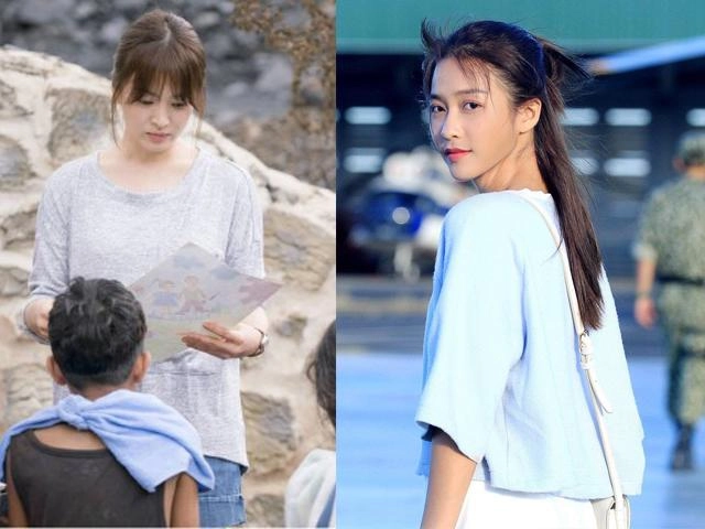 Trang điểm có thể thất bại nhưng khả ngân sao chép trang phục song hye kyo cũng đỉnh đó chứ - 4