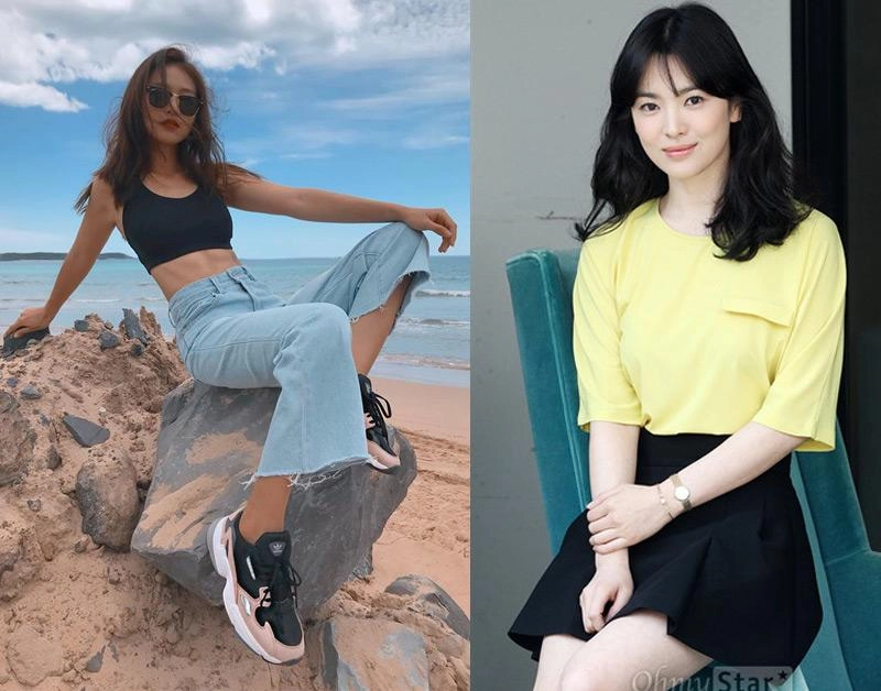 Trong phim mặc giống style nhưng ngoài đời khả ngân và song hye kyo lại khác hoàn toàn - 2