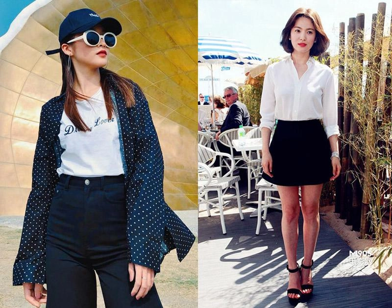 Trong phim mặc giống style nhưng ngoài đời khả ngân và song hye kyo lại khác hoàn toàn - 4