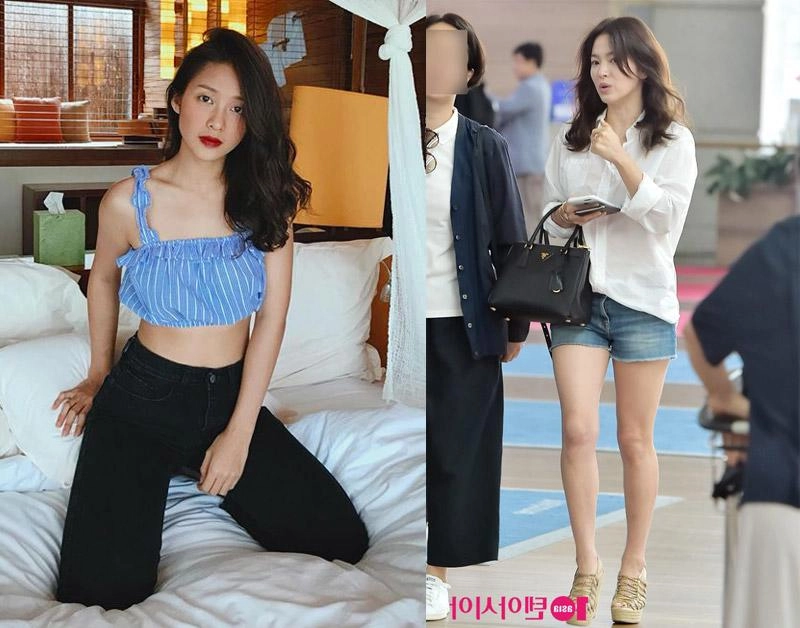 Trong phim mặc giống style nhưng ngoài đời khả ngân và song hye kyo lại khác hoàn toàn - 11