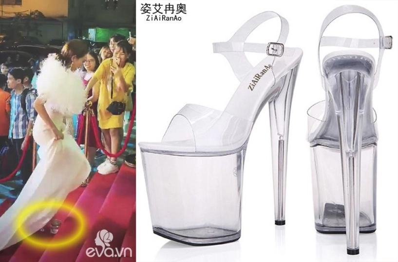 Tự hào là team chân ngắn nhưng minh hằng vẫn ăn gian chiều cao với đôi giày 20cm - 3