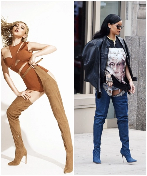 Từ nhái phong cách tóc tiên nghiện luôn thiết kế của rihanna - 8