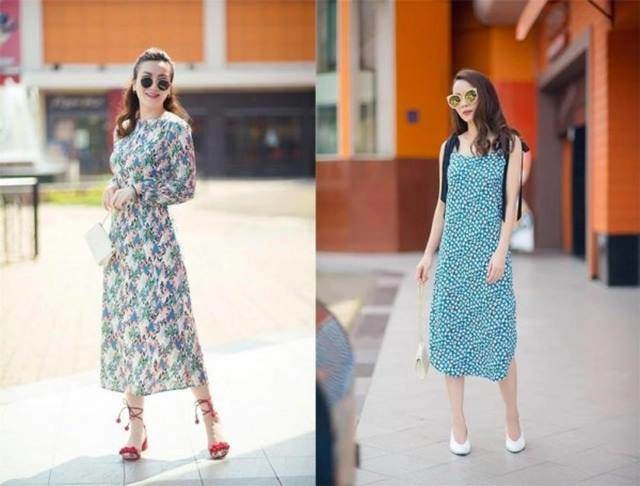 Váy hoa cỏ khoảng 300k lại trở thành hot trend mùa hè ngọc trinh hương giang dẫn đầu xu hướng - 5