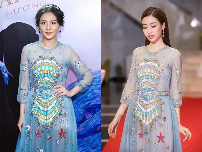 Vượt mặt phạm hương đỗ mỹ linh trở thành nàng hậu đụng hàng nhiều nhất vbiz - 9