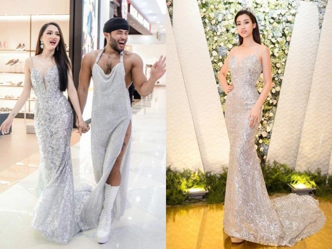 Vượt mặt phạm hương đỗ mỹ linh trở thành nàng hậu đụng hàng nhiều nhất vbiz - 10