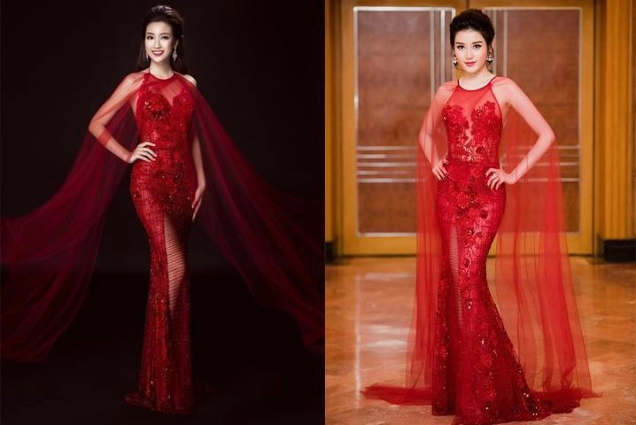 Vượt mặt phạm hương đỗ mỹ linh trở thành nàng hậu đụng hàng nhiều nhất vbiz - 11