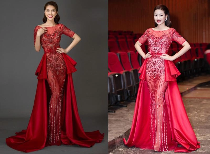 Vượt mặt phạm hương đỗ mỹ linh trở thành nàng hậu đụng hàng nhiều nhất vbiz - 12