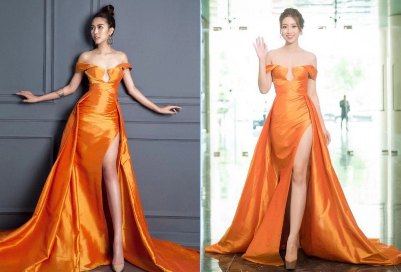 Vượt mặt phạm hương đỗ mỹ linh trở thành nàng hậu đụng hàng nhiều nhất vbiz - 13