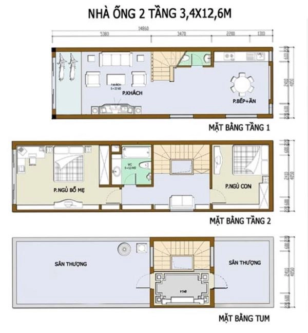 1001 mẫu nhà ống đẹp nhất hiện nay với chi phí chỉ từ 330 triệu đồng - 12