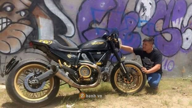 Ducati scrambler độ cafe racer đầy ấn tượng - 12