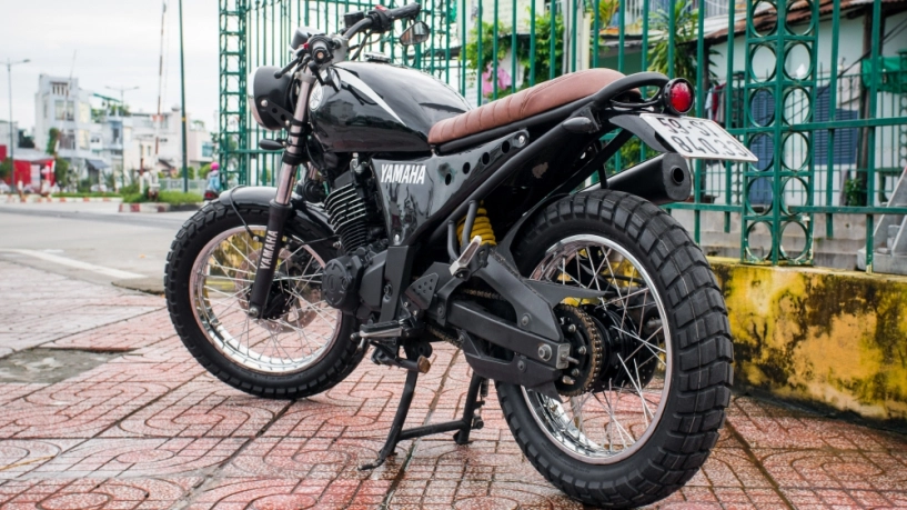 Fz150 lột xác scrambler bụi bặm - 2