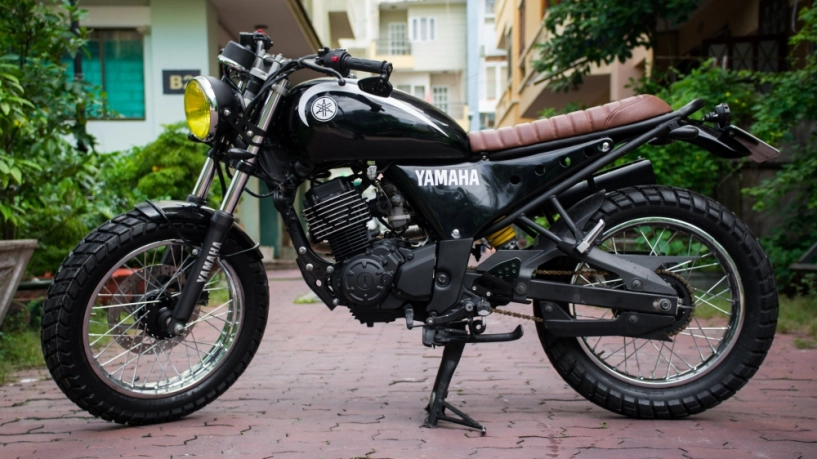 Fz150 lột xác scrambler bụi bặm - 5