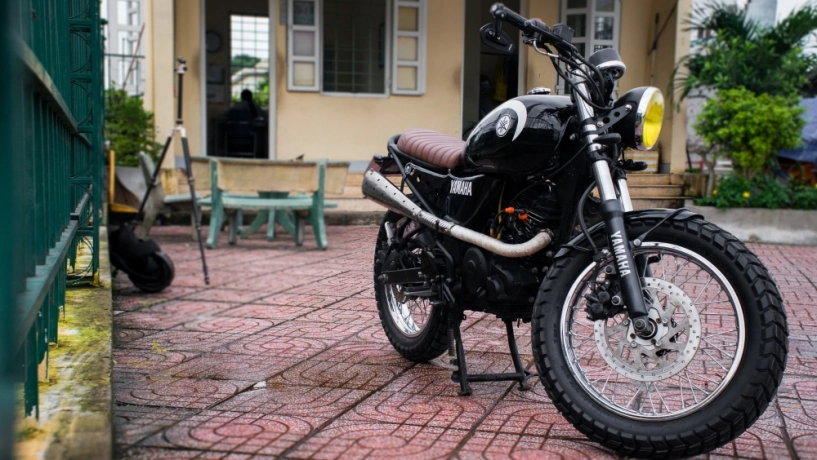 Fz150 lột xác scrambler bụi bặm - 7