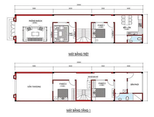 Gợi ý 7 mẫu nhà đẹp 2 tầng 5x20 giá rẻ vừa hợp túi tiền vừa đầy đủ tiện nghi - 4