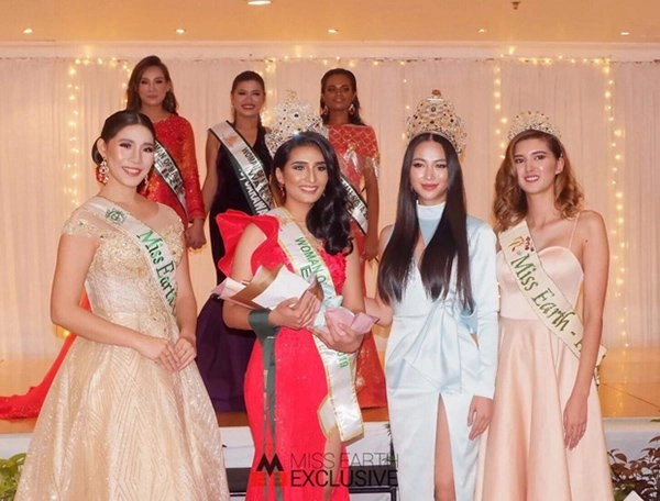 Hoa hậu phương khánh diện váy hở ngực xẻ đùi chấm thi miss earth malaysia 2019 - 1