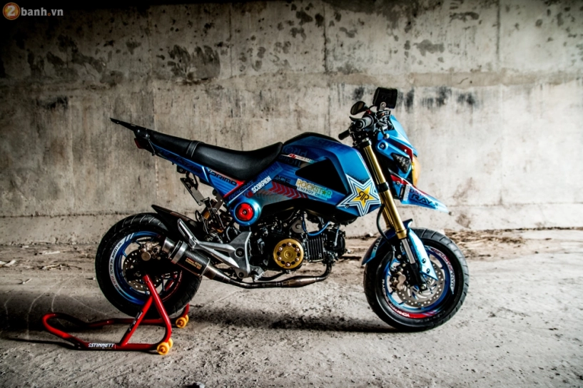 Honda msx độ phong cách hypermotard của biker tiền giang - 1
