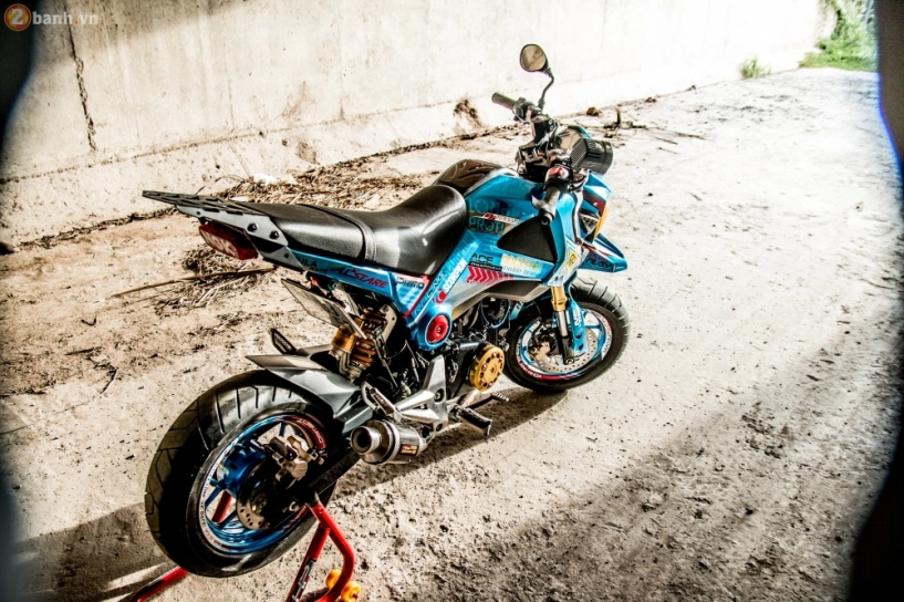 Honda msx độ phong cách hypermotard của biker tiền giang - 10