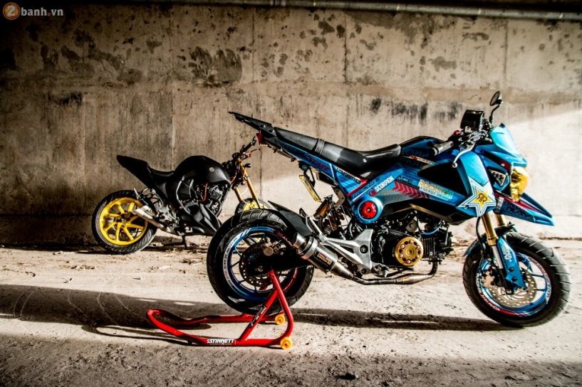 Honda msx độ phong cách hypermotard của biker tiền giang - 11