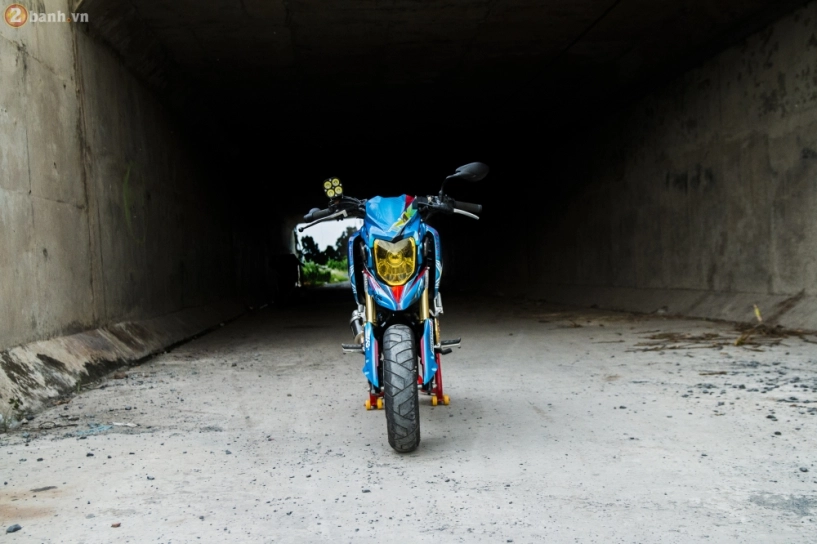 Honda msx độ phong cách hypermotard của biker tiền giang - 15