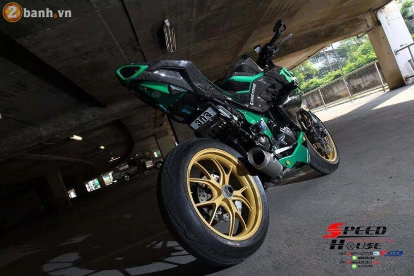Kawasaki z300 độ siêu khủng với bộ quây full carbon cùng dàn chân một gấp từ ducati 1098 - 3
