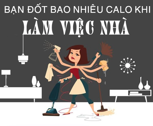 Mẹ làm việc nhà thả ga giảm béo - 1