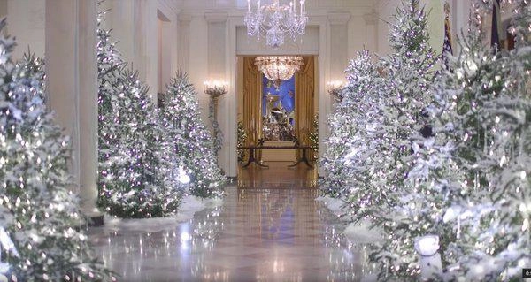 Nhà trắng lộng lẫy dịp noel dưới bàn tay trang trí của phu nhân melania trump - 1