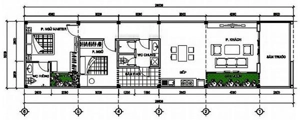 Những mẫu nhà cấp 4 đẹp 5x20 hợp xu hướng lại vừa túi tiền - 8