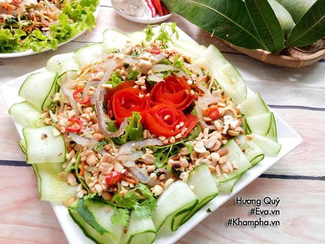 Cách làm nộm sứa không bị tanh giòn sần sật - 8