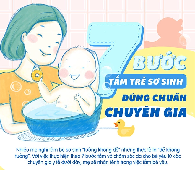 7 bước tắm trẻ sơ sinh đúng chuẩn chuyên gia - 1
