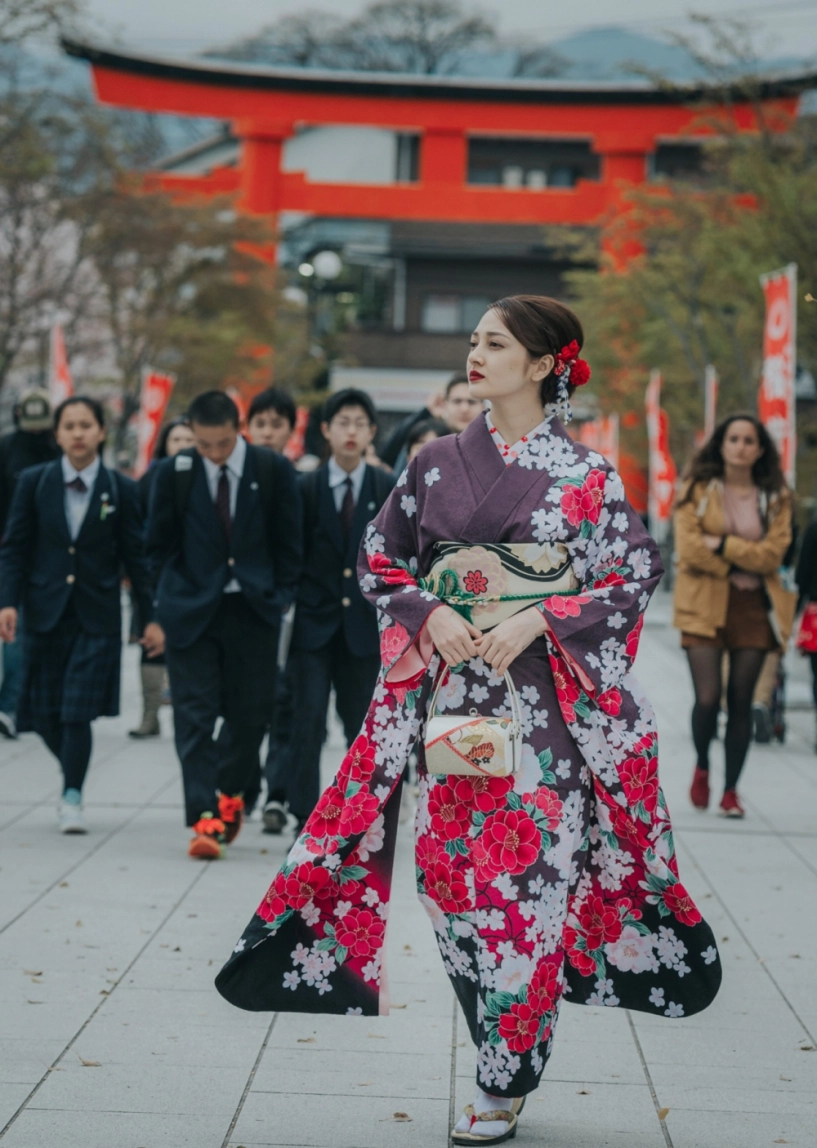 Bảo anh hóa nàng geisha khoe sắc bên hoa anh đào nhật bản - 4