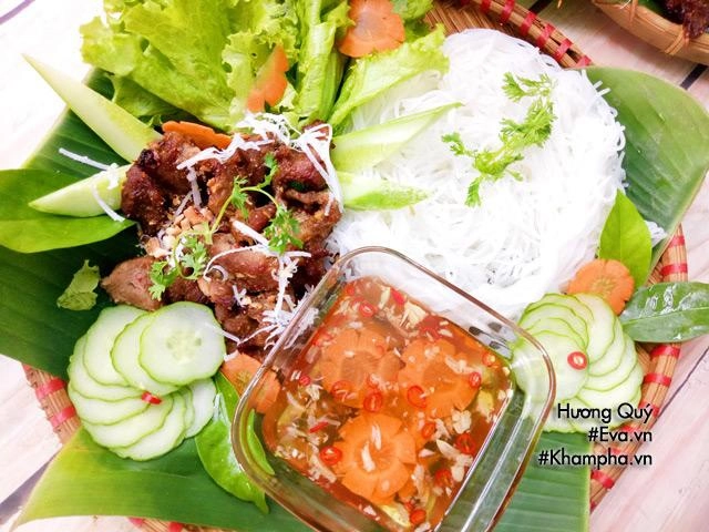 Bún thịt nướng ngon với cách làm đơn giản thịt thơm ngon - 6