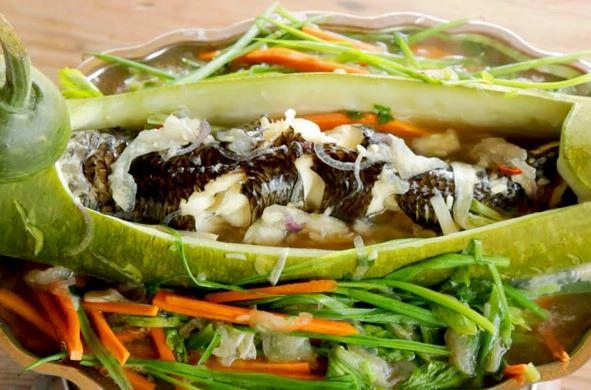 Cá lóc hấp bầu đặc sản vùng đất nam bộ ngon khó cưỡng - 1