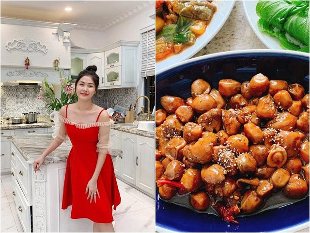 Xoá nghi vấn ghét nhau quế vân mời vợ cũ việt anh đến nhà ăn cỗ đẹp như nhà hàng - 14