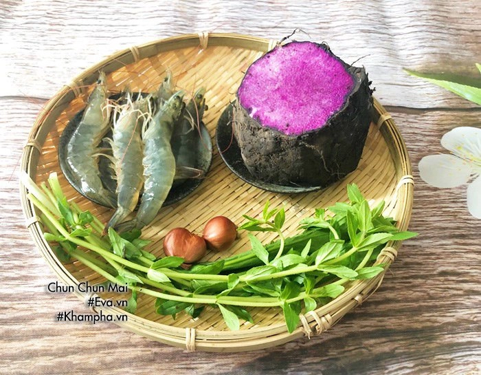 Cách nấu canh khoai mỡ nấu tôm vừa ngon lại bổ mát cả nhà thi nhau chan húp - 1