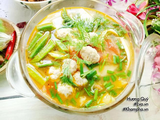 Canh riêu chả cá thác lác nóng hổi chồng chan vợ húp gật đầu khen ngon - 7