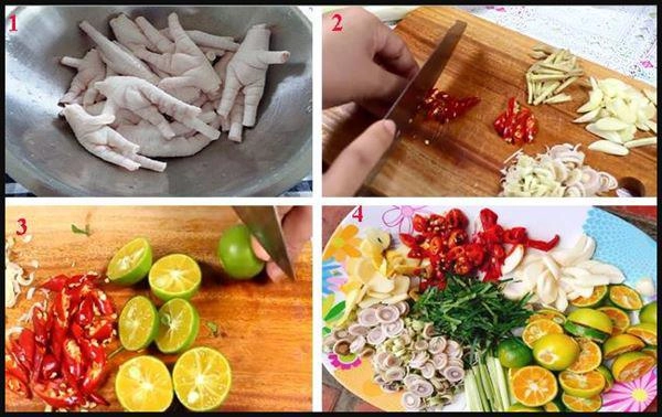 Chân gà ngâm sả tắc hương vị thơm ngon đậm đà - 2